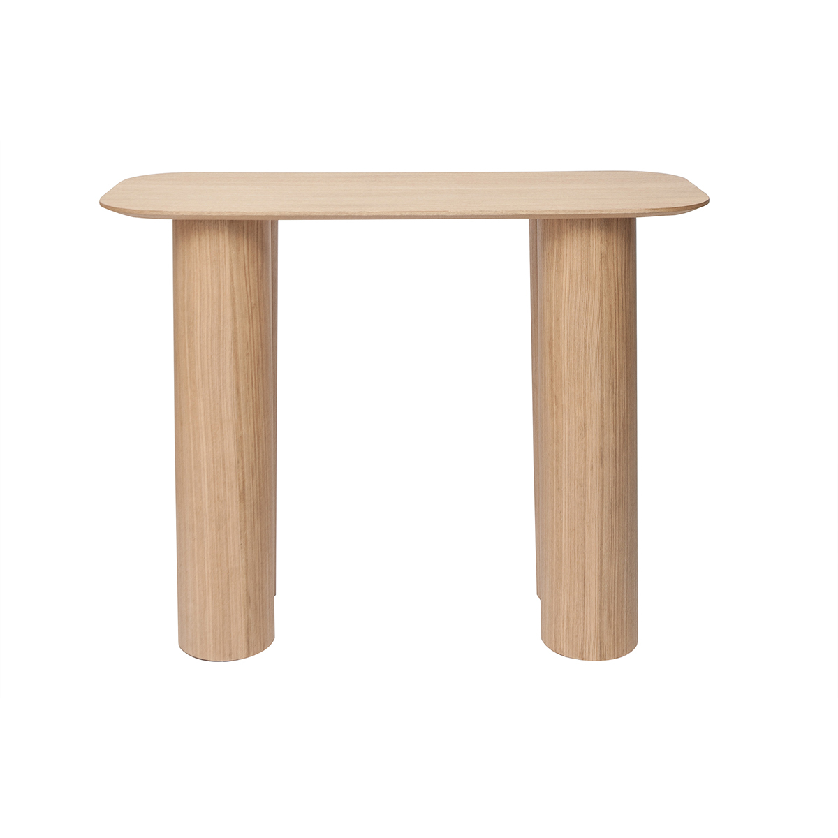Console design en bois clair L100 cm FOLEEN Console design en bois clair L100 cm FOLEEN