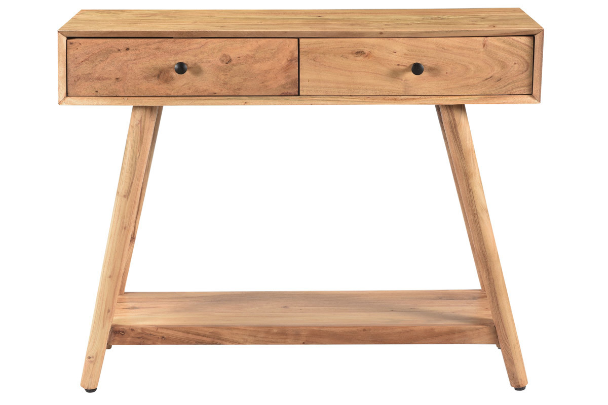 Console en acacia massif L100 cm MEEKO