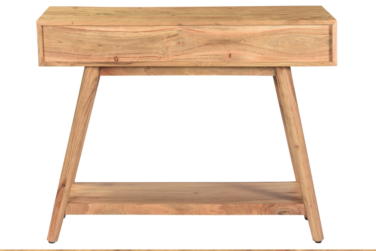 Console en acacia massif L100 cm MEEKO
