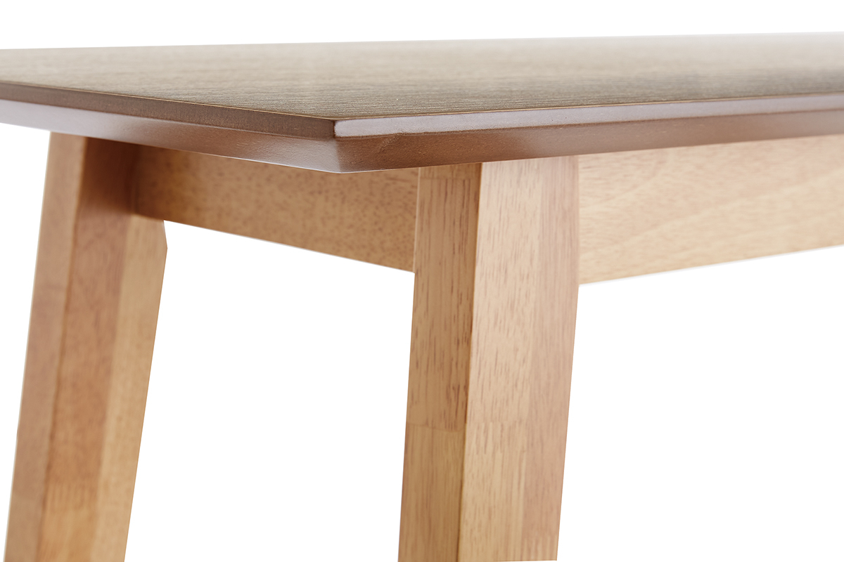 Console en bois clair ch�ne L100 cm RUSSELL