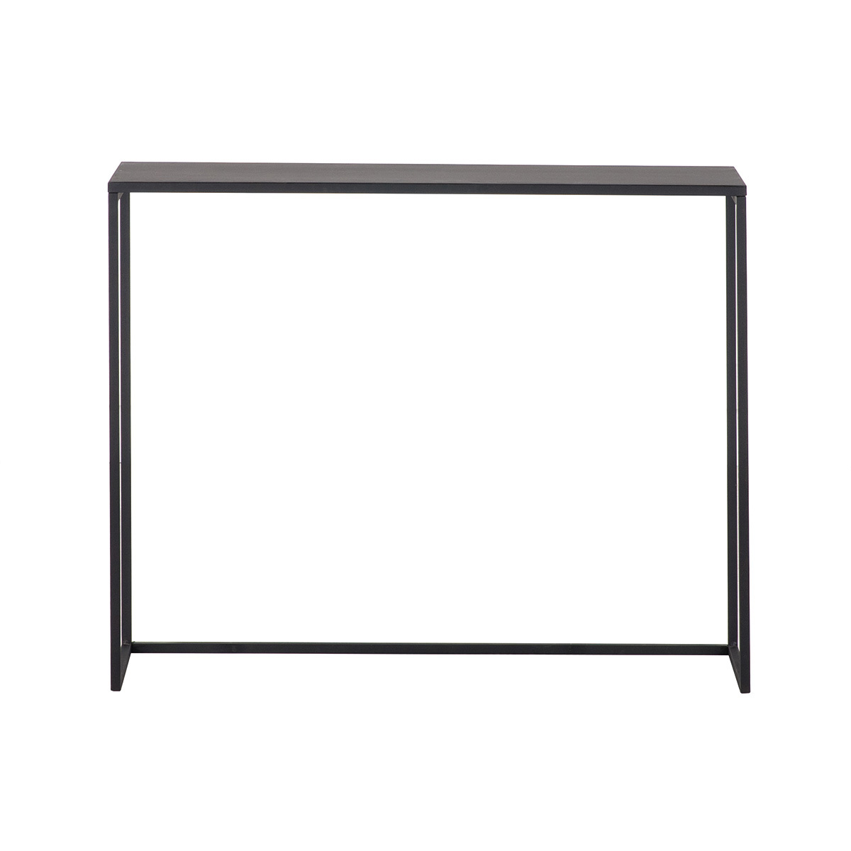 Console industrielle en métal noir L100 cm KARL Console industrielle en métal noir L100 cm KARL