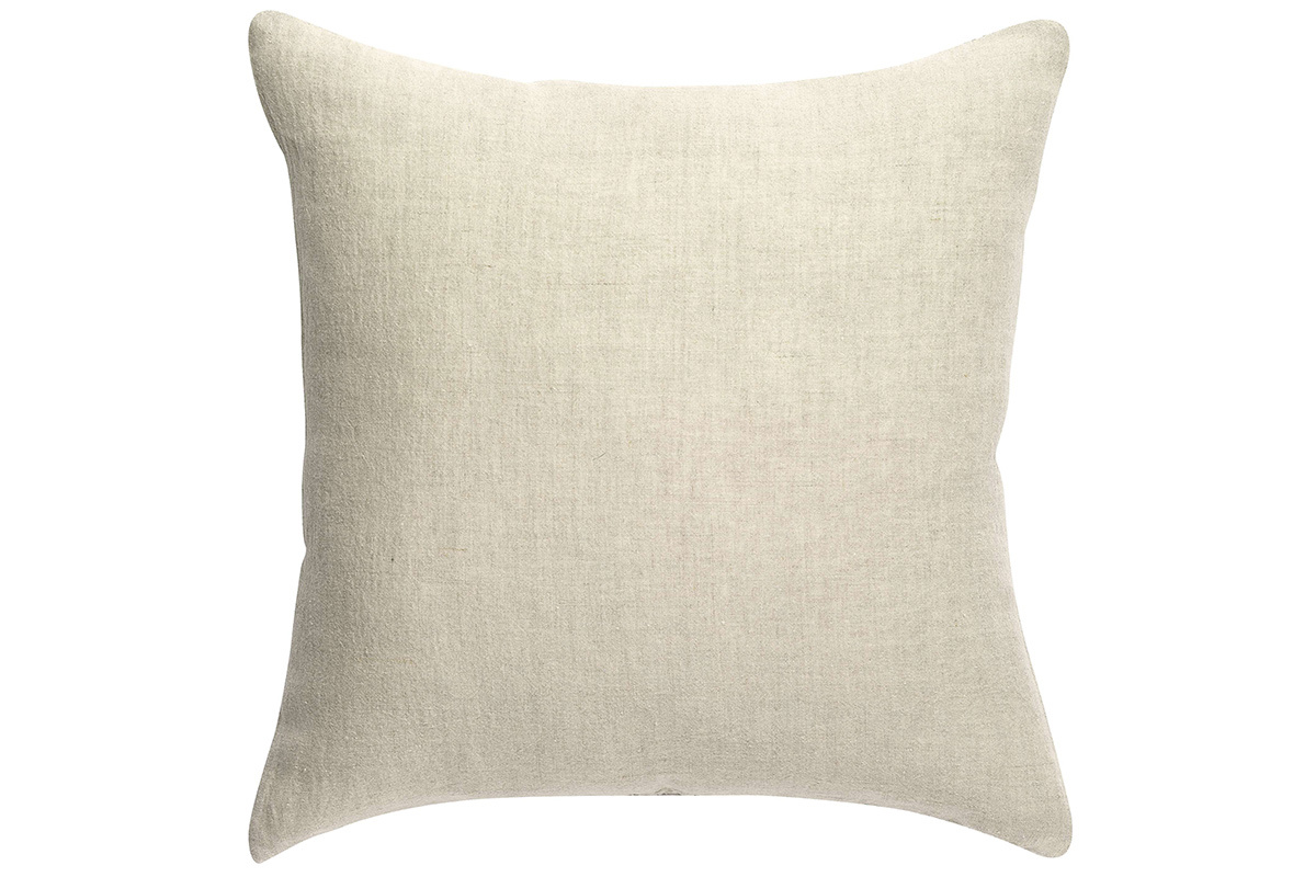 Coussin carr� en lin naturel 45 x 45 cm LINEN