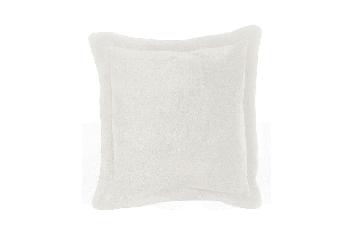 Coussin doux blanc 50 x 50 cm FERO
