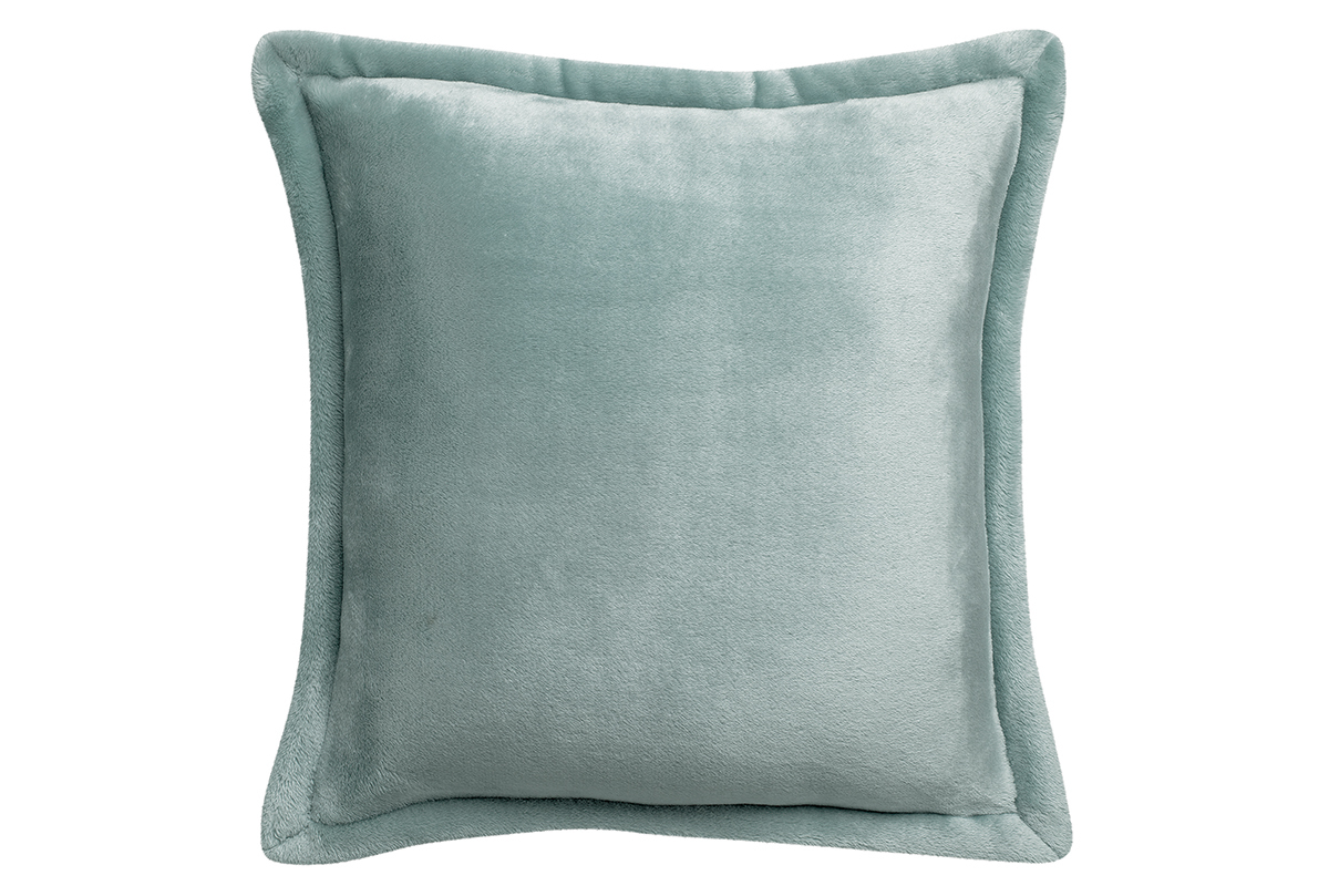 Coussin doux bleu gris� 50 x 50 cm FERO