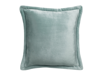 Coussin doux bleu gris&eacute; 50 x 50 cm FERO