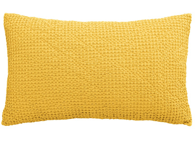 Coussin en coton jaune 30 x 50 cm YAM