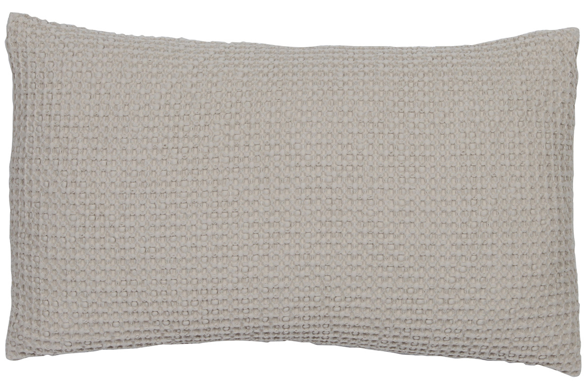 Coussin en coton lav� lin 30 x 50 cm YAM