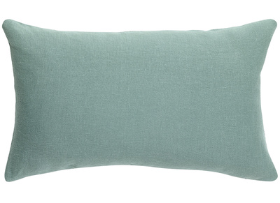 Coussin en lin bleu vert 30 x 50 cm LINEN