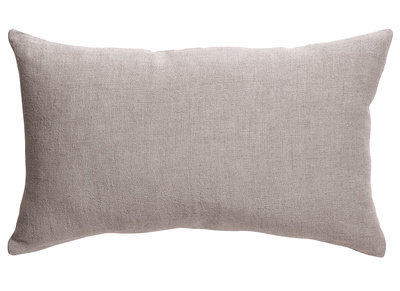 Coussin en lin gris 30 x 50 cm LINEN