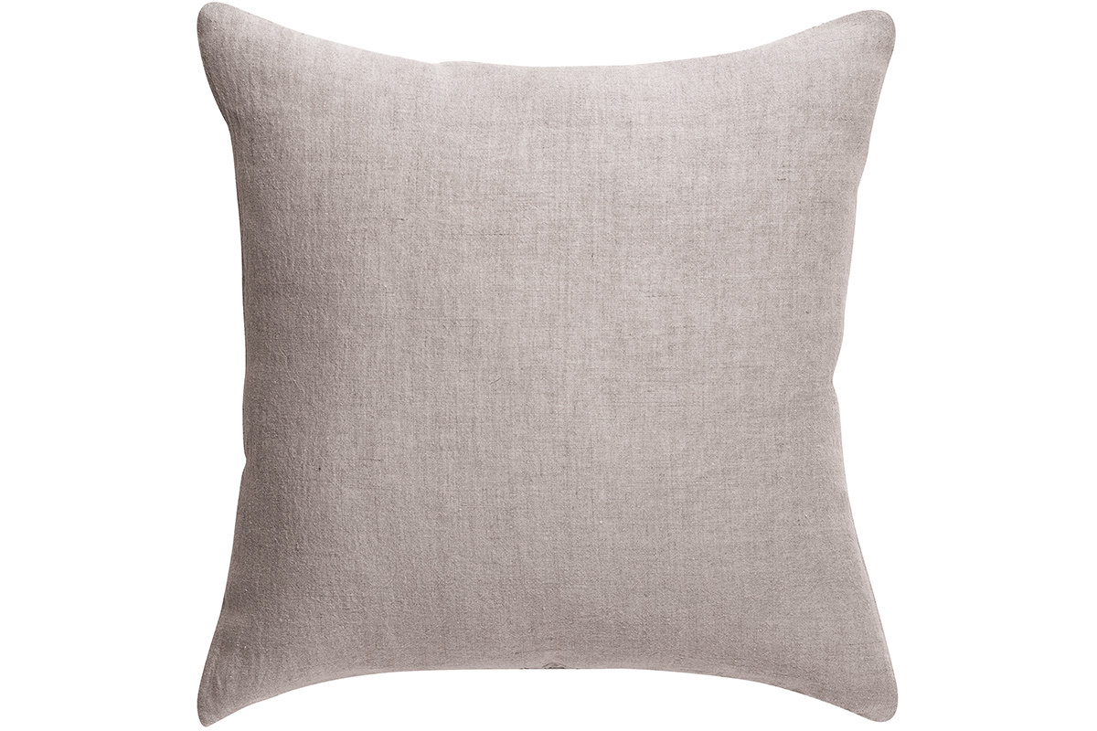 Coussin en lin gris 45 x 45 cm LINEN