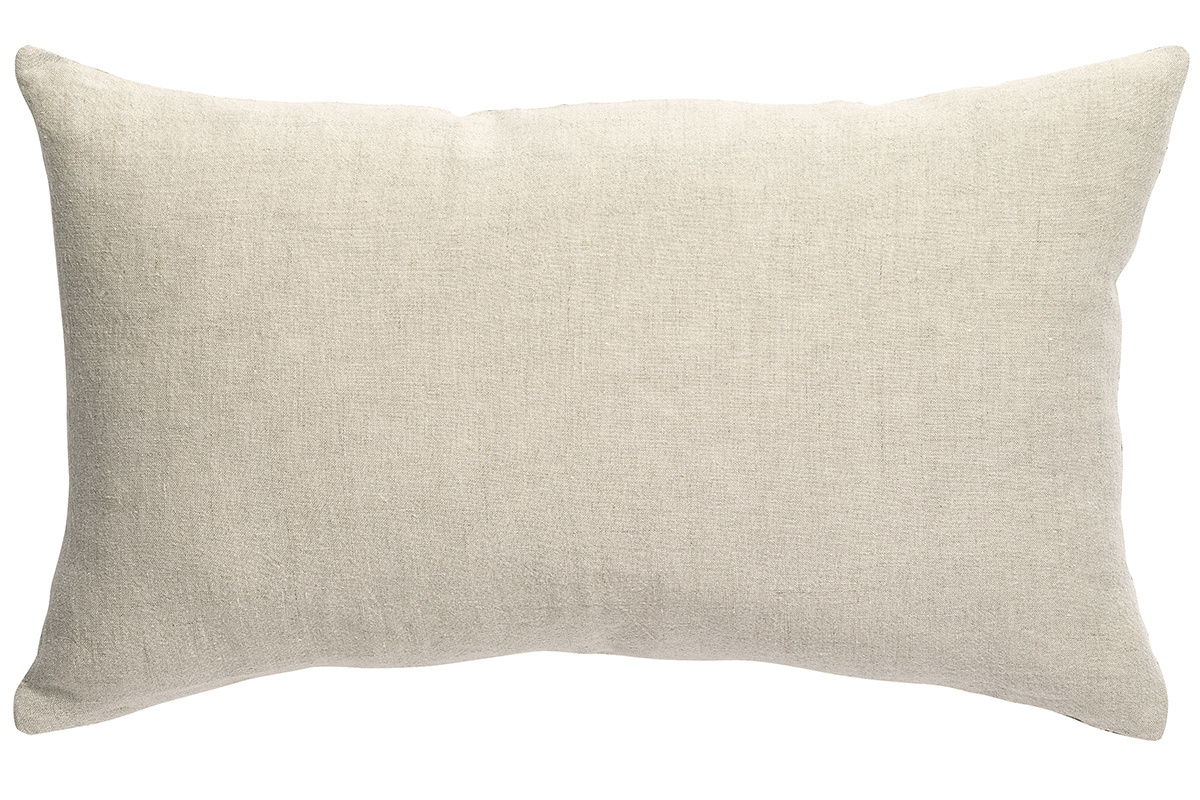 Coussin en lin naturel 30 x 50 cm LINEN