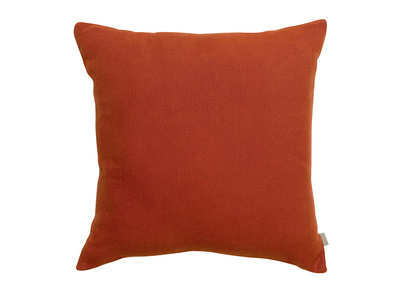 Coussin en lin terracotta 45 x 45 cm LINEN