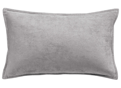 Coussin en velours gris 30 x 50 cm ALOU