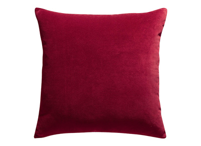 Coussin en velours rouge 45 x 45 cm VELUTO
