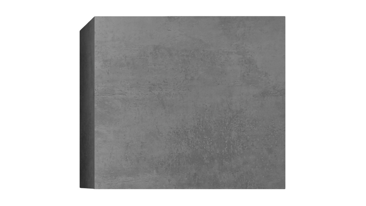 Élément mural carré gris finition béton ETERNEL