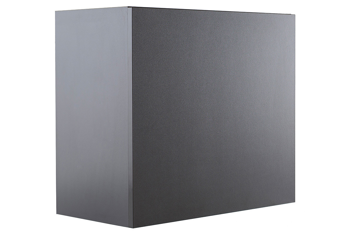 El�ment mural COLORED Carr� gris anthracite mat