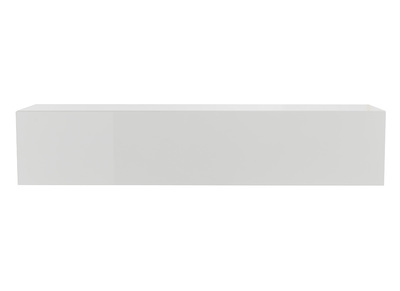 Élément mural TV horizontal blanc laqué brillant L137.5 cm ETERNEL