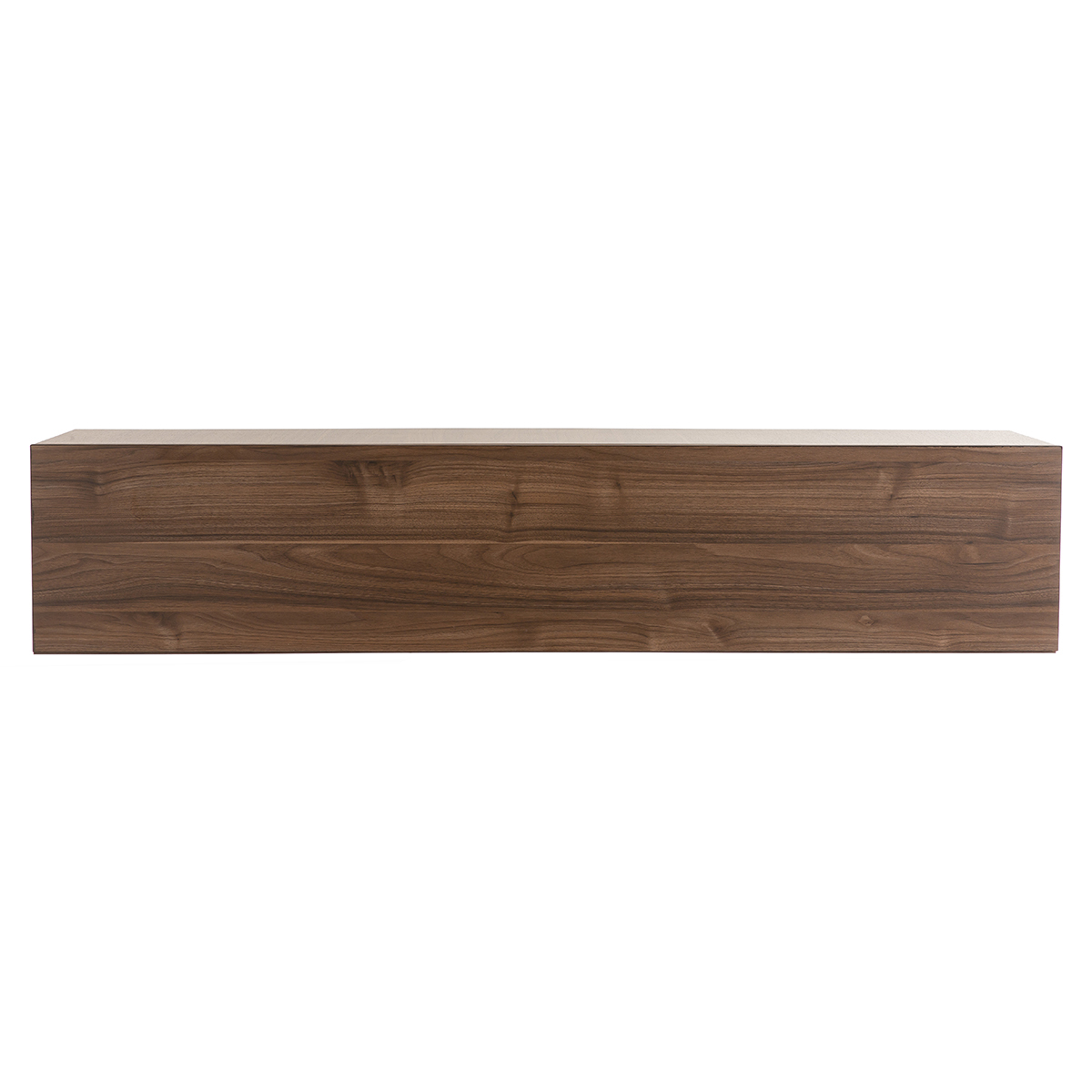 Élément mural TV horizontal finition bois foncé noyer L137.5 cm ETERNEL Élément mural TV horizontal finition bois foncé noyer L137.5 cm ETERNEL