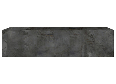 &Eacute;l&eacute;ment mural TV horizontal finition m&eacute;tal oxyd&eacute; ETERNEL