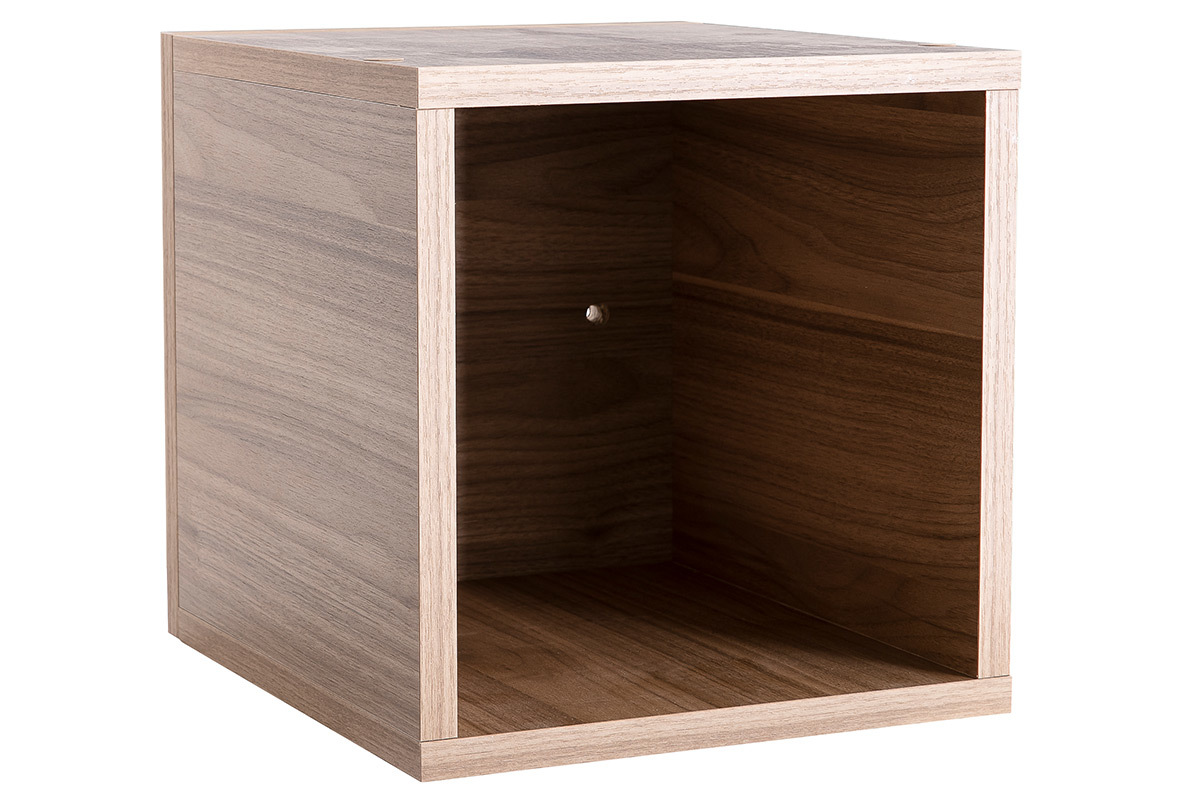 Elments muraux carrs finition bois clair L27 cm (lot de 2) ETERNEL