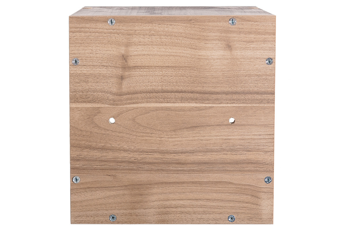 Elments muraux carrs finition bois clair L27 cm (lot de 2) ETERNEL