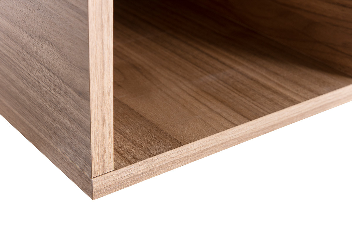 Elments muraux carrs finition bois clair L27 cm (lot de 2) ETERNEL