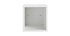 Eléments muraux carrés laqués brillant blanc (lot de 2) ETERNEL