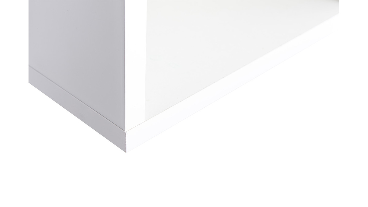 Eléments muraux carrés laqués brillant blanc L27 (lot de 2) ETERNEL