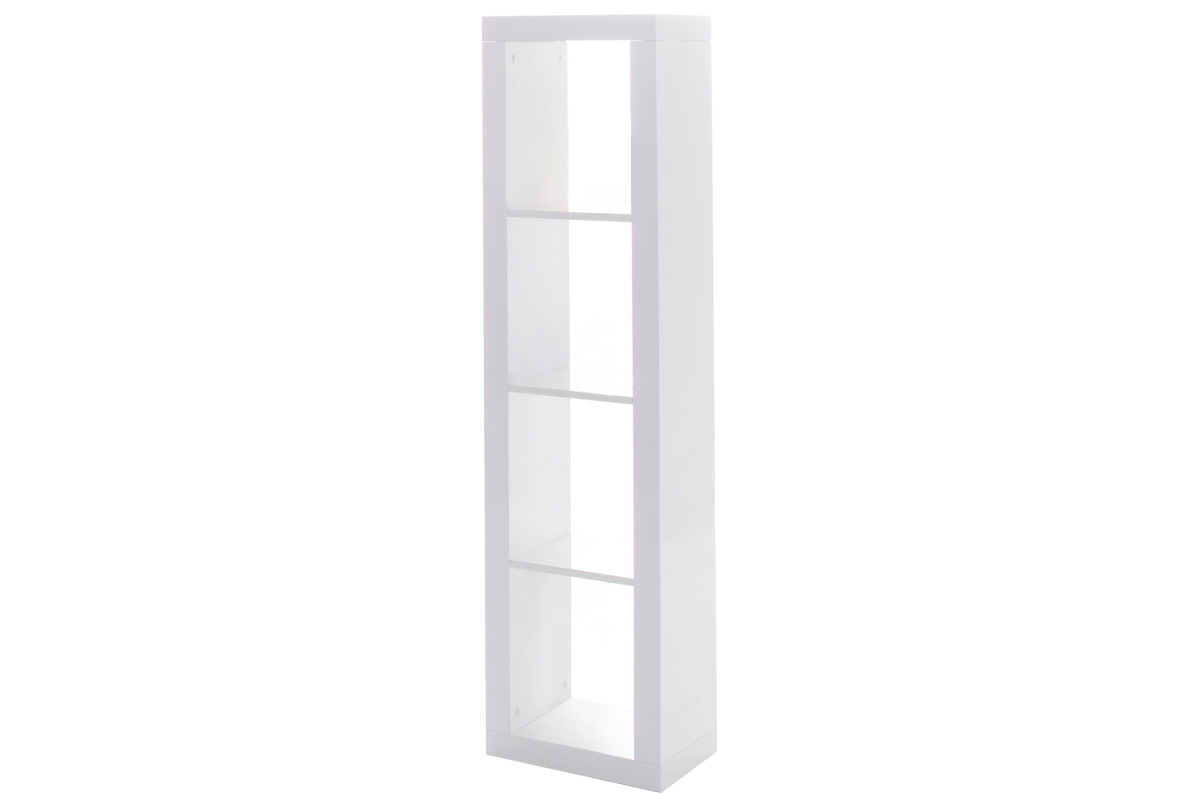 Etag�re design laqu�e blanche HAILY