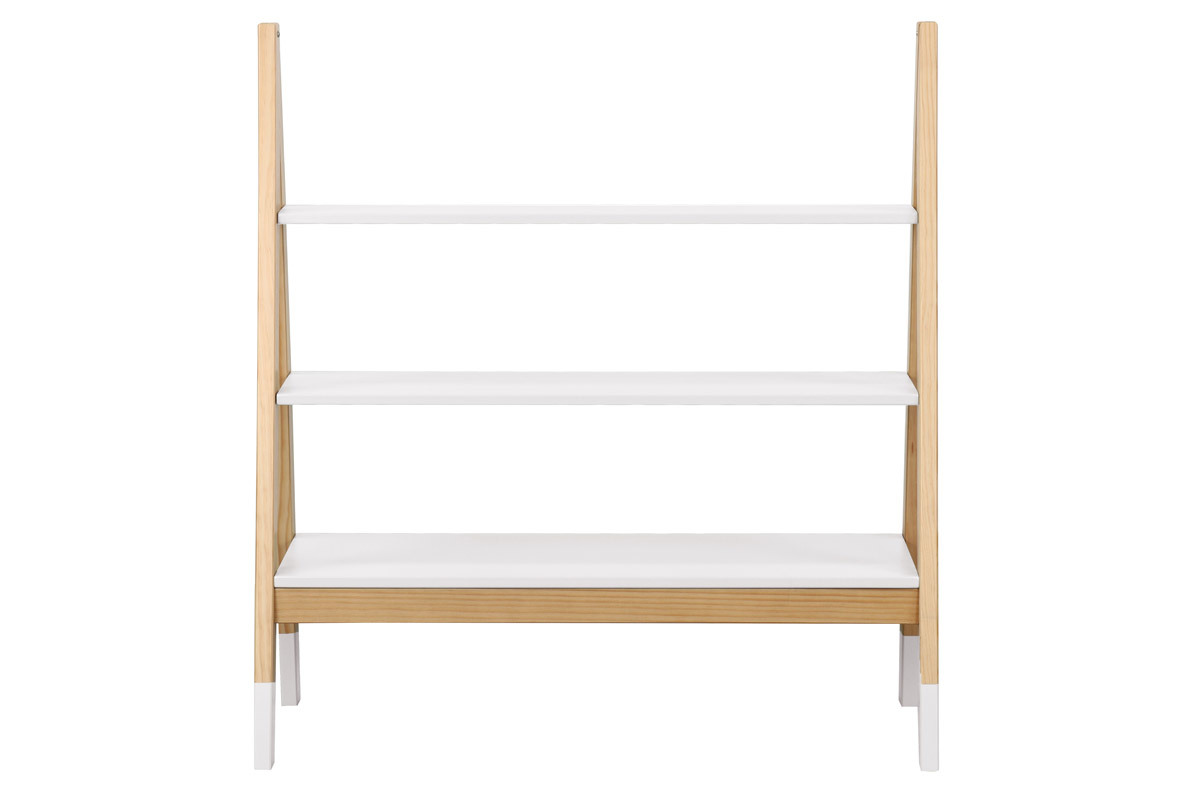 �tag�re enfant design en pin blanc JAYA