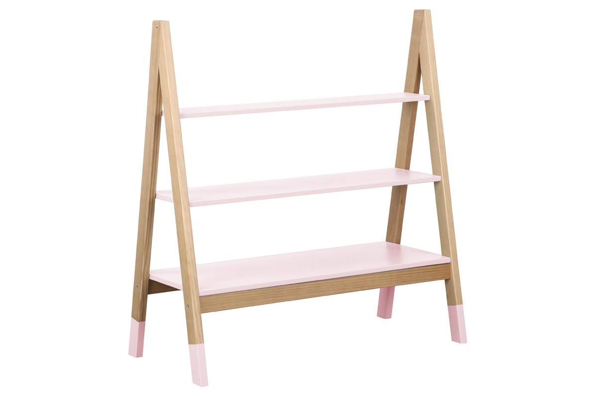 �tag�re enfant design en pin rose JAYA