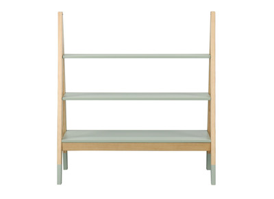 &Eacute;tag&egrave;re enfant design en pin vert sauge JAYA