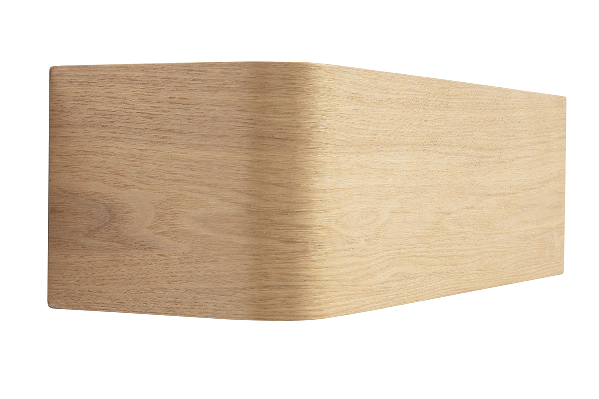 Etagre murale bois clair frne L48 cm HOPE