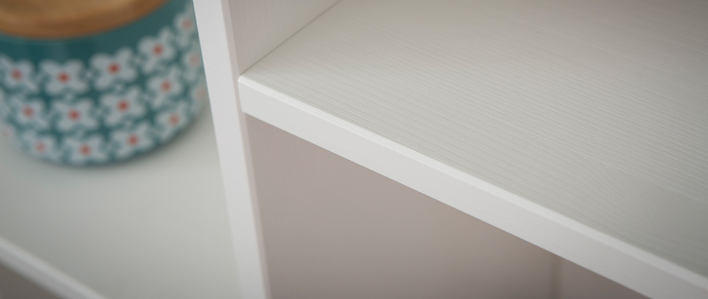�tag�re murale design compartiment�e en bois blanc CASYM