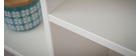 &Eacute;tag&egrave;re murale design compartiment&eacute;e en bois blanc CASYM