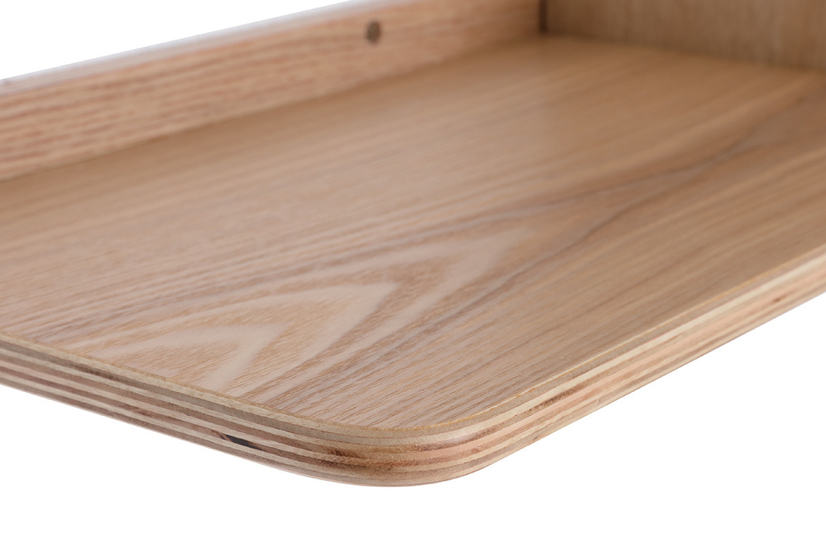 �tag�re murale design fr�ne avec miroir SILMA