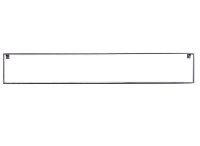 Etag&egrave;re murale design m&eacute;tal noir 100 cm GLENN