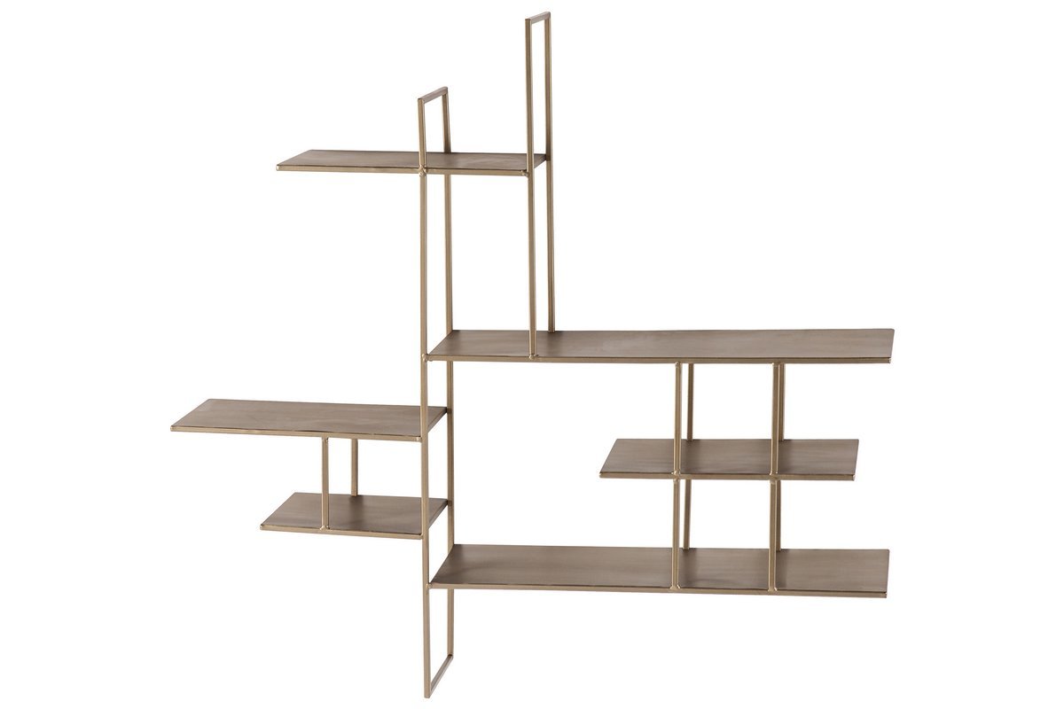 Etag�re murale en m�tal gris antique L91 x H87 cm DINA