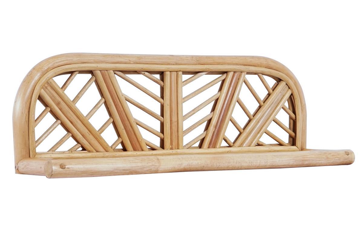 Etag�re murale en rotin naturel L60 cm GALON