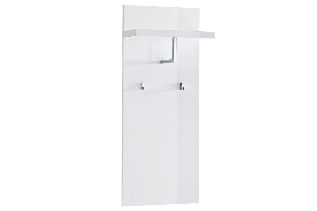 tagre murale porte-manteau blanc laqu WELCOME