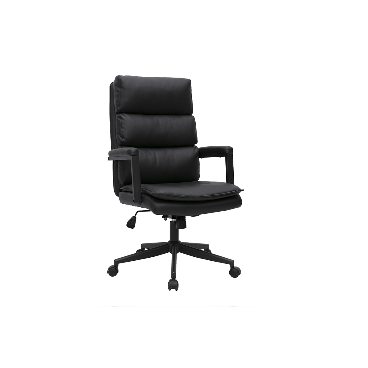Fauteuil de bureau à roulettes noir SAEL Fauteuil de bureau à roulettes noir SAEL