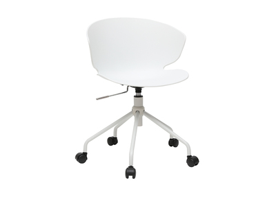 Fauteuil de bureau contemporain blanc WING