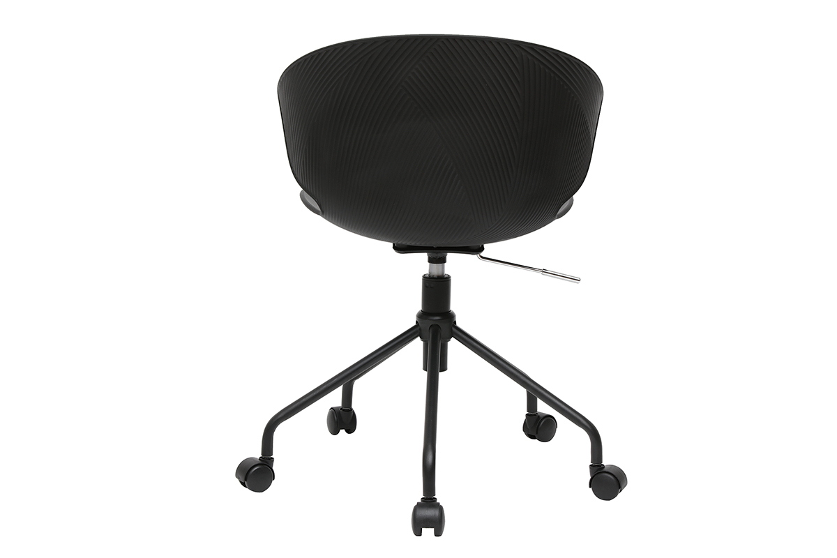 Fauteuil de bureau contemporain noir WING