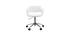 Fauteuil de bureau design blanc JESSY