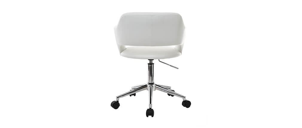 Fauteuil de bureau design blanc JESSY