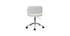Fauteuil de bureau design blanc JESSY