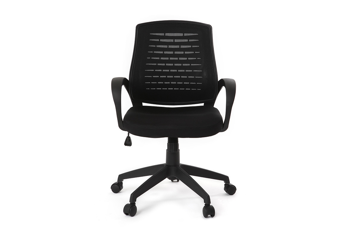 Fauteuil de bureau design mesh noir JUNIO