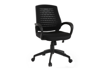 Fauteuil de bureau design mesh noir JUNIO