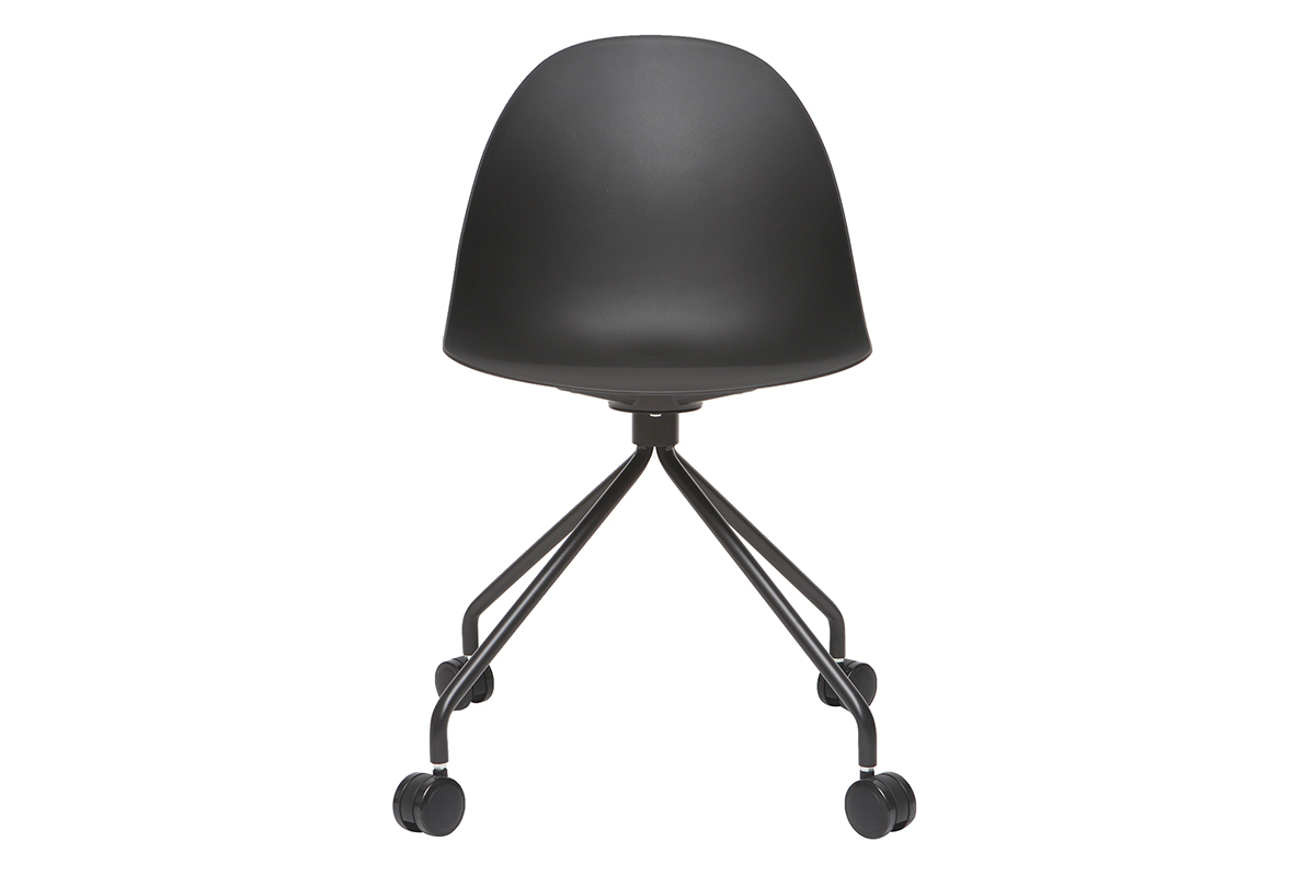 Fauteuil de bureau design noir CONCHA