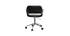Fauteuil de bureau design noir JESSY